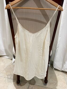 Garnet Hill 100% silk camisole